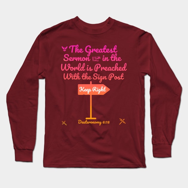 Preaching Long Sleeve T-Shirt by Jimmynice